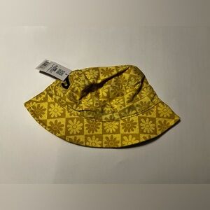 New With Tags Culture Fly Daisy Checkered Board Yellow Bucket Hat